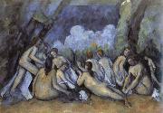 Paul Cezanne les grandes baigneuses Sweden oil painting reproduction